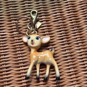 Coach Deer Charm NWOT